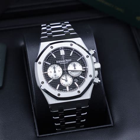 audemars piguet royal oak chronograph black dial 26331st.oo.1220st.02|audemars piguet 26331st price.